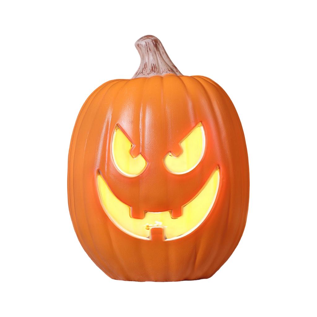Large Glowing Halloween Pumpkin Decoration for Indoor Outdoor Yard and Store Scene Setup