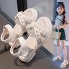 Little Girl Sandals Girls Summer New Pearl Children's Shoes Girls Foreign Princess Shoes Non-slip Beach Shoes