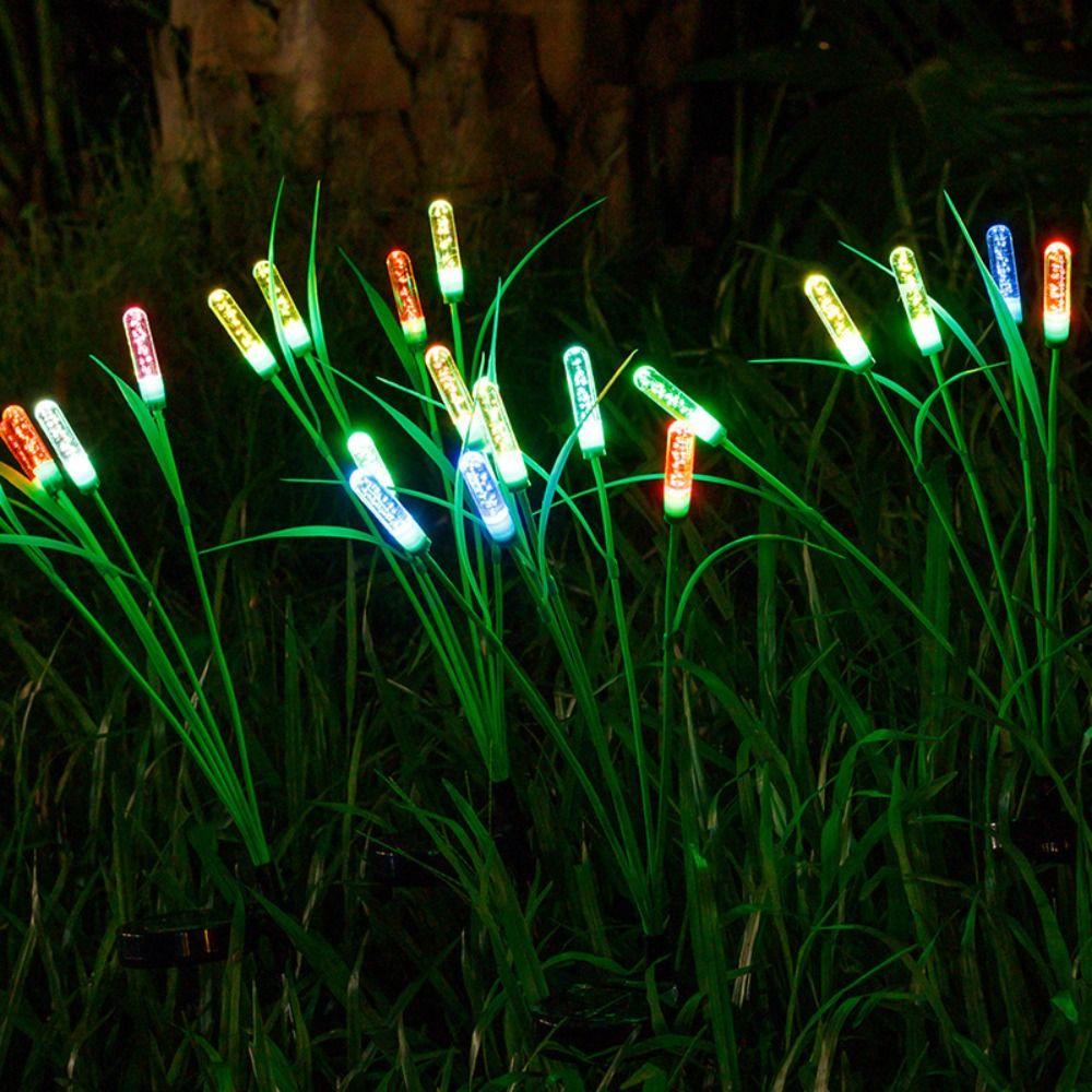 Waterproof Design Solar Garden Lights Warm Light Solar Reed Lights  Patio Lighting