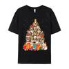 100 Cotton T Shirt Beagle Dog Lover Matching Santa Christmas Tshirt Brand High Quality Mens Tee Shirts Black