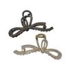 Luxury Black Crysyal Bow Hair Clasp Clip Fashion Large Hairpins Crab Barrettes Hairgrip Korean Hair Claw For Women Hair Accessories