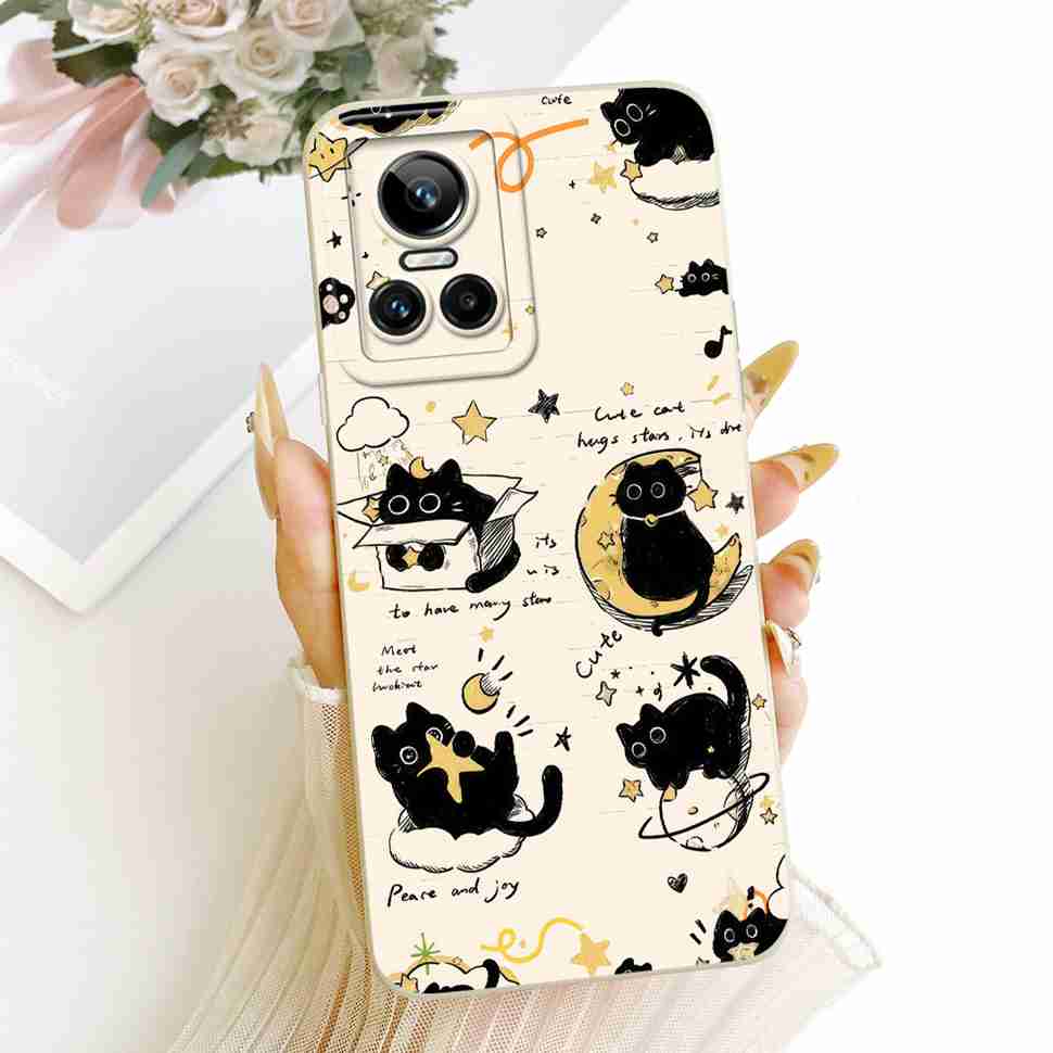 6.7" For Realme GT Neo3 5G 2022 Case Luxury Dragon Butterfly Soft Silicone Cover For Realme GT Neo 3 RMX3560 Protective Shell