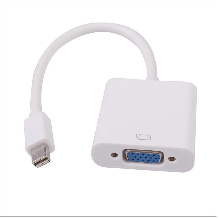 Mini DP to VGA Thunderbolt Adapter Cable for Laptop Connection 0.25m