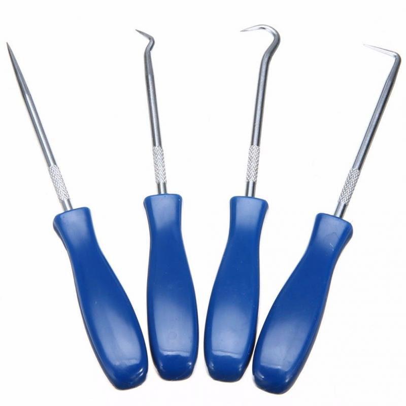 4-Piece Oil Seal Removal Set with Pry and Hook Tools