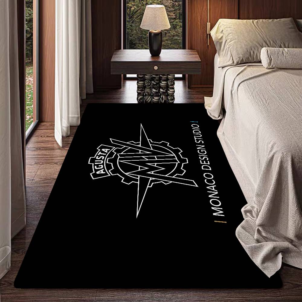 

M-MV A-Agusta Entrance Door Mat Washable Non-Slip Living Room Sofa Chairs Area Mat Kitchen Welcome Doormat 40cm x 60cm