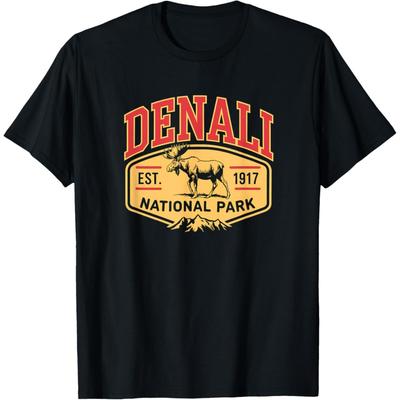 Mount Denali Alaska Mountaineer Climbing National Park T-Shirt