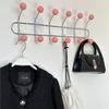 Entrance Hall Wall Coat Racks Bedroom Clothing Storage Hanger Rack Hooks Portable Backpack Cap Scarf Clothes Organizer Hangers
