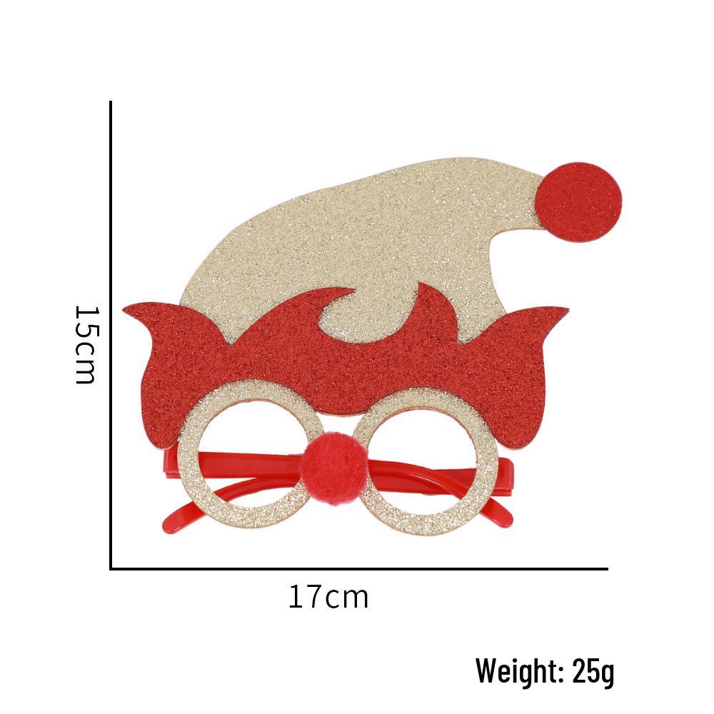 Ochelari Crăciun cu Coarne - Rame de Petrecere Desen Animat Amuzante pentru Copii și Adulți