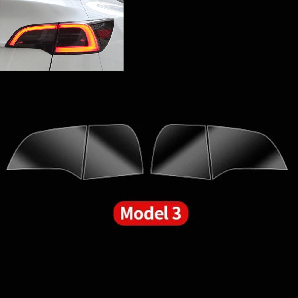 TPU Car Headlight Taillight Foglight Protective Film For Tesla Model Y 3 HD Anti-Scratch Lens Cover Durable Anti-Fingerprint