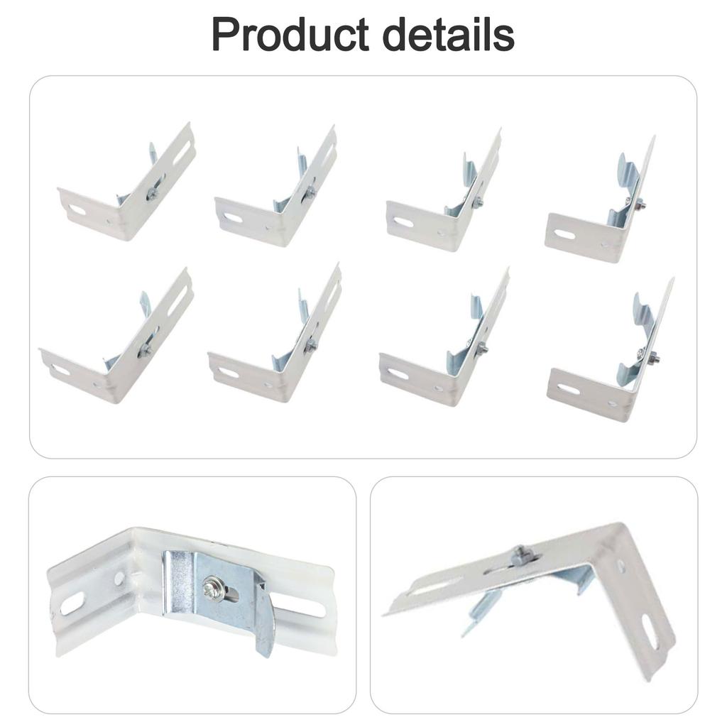 Compatible With 1-12 Inch Easy Install Brackets Convenient Packaging Easy Installation Design Easy Install Blind Brackets