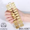 Adesivi per Unghie in Gel Impermeabili Francesi - Carini Cartoni Animati Nail Art Senza Cottura per Stili Europei e Americani