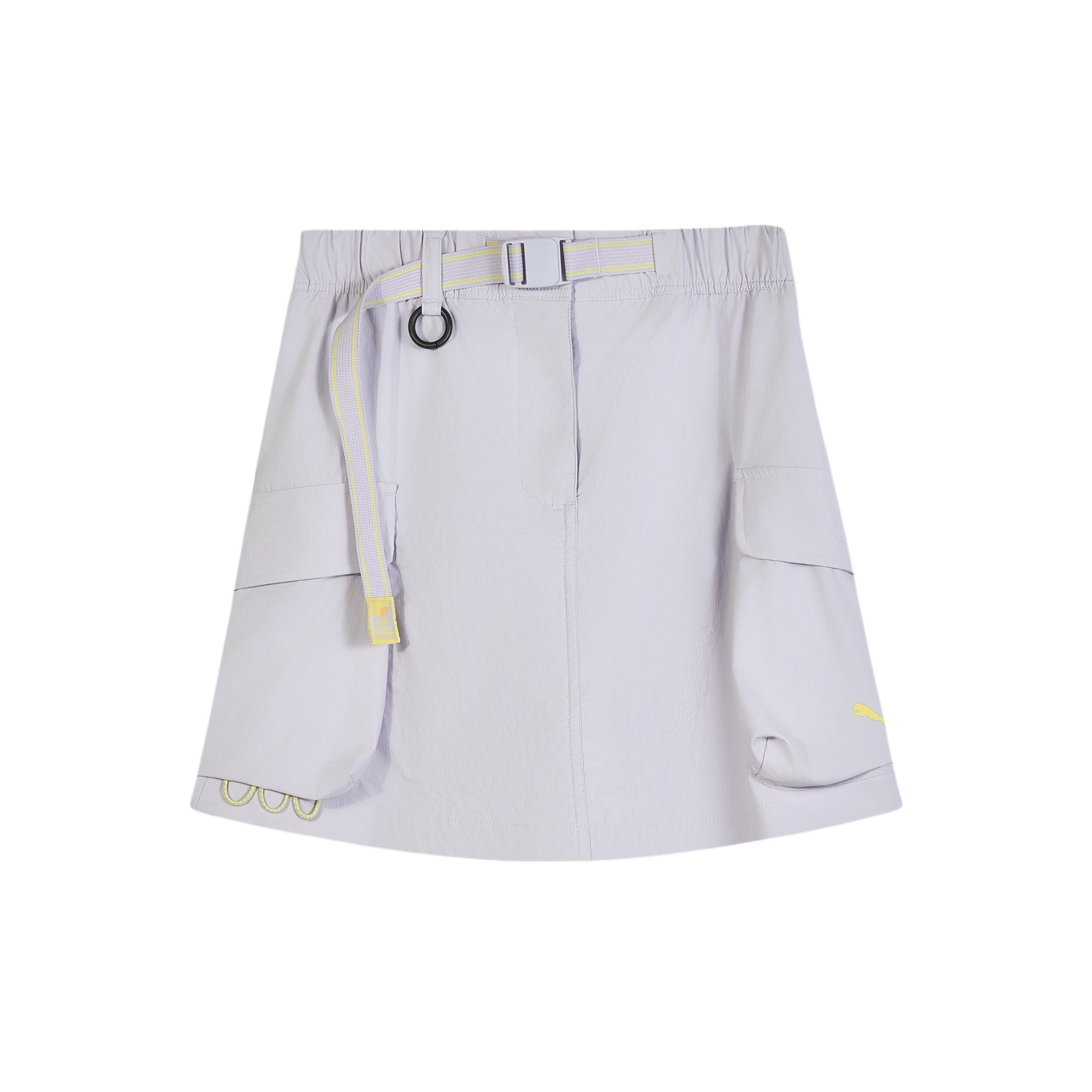 

Puma Ess Wardrobe Hc Тканый спортивный ветрозащитный плащ с прямыми штанинами, средней посадки, повседневная юбка, женские юбки, фиолетовый, розовый, 633876-50 M