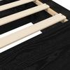 Bed Frame with Storage Black Oak 80 X 200 Cm