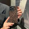 Brown Leopard Print Silicone Phone Case For iPhone 17 16 15 14 13 12 11 Pro Max 17Air 16E XS X XR 7 8 Plus Shockproof Soft Cover