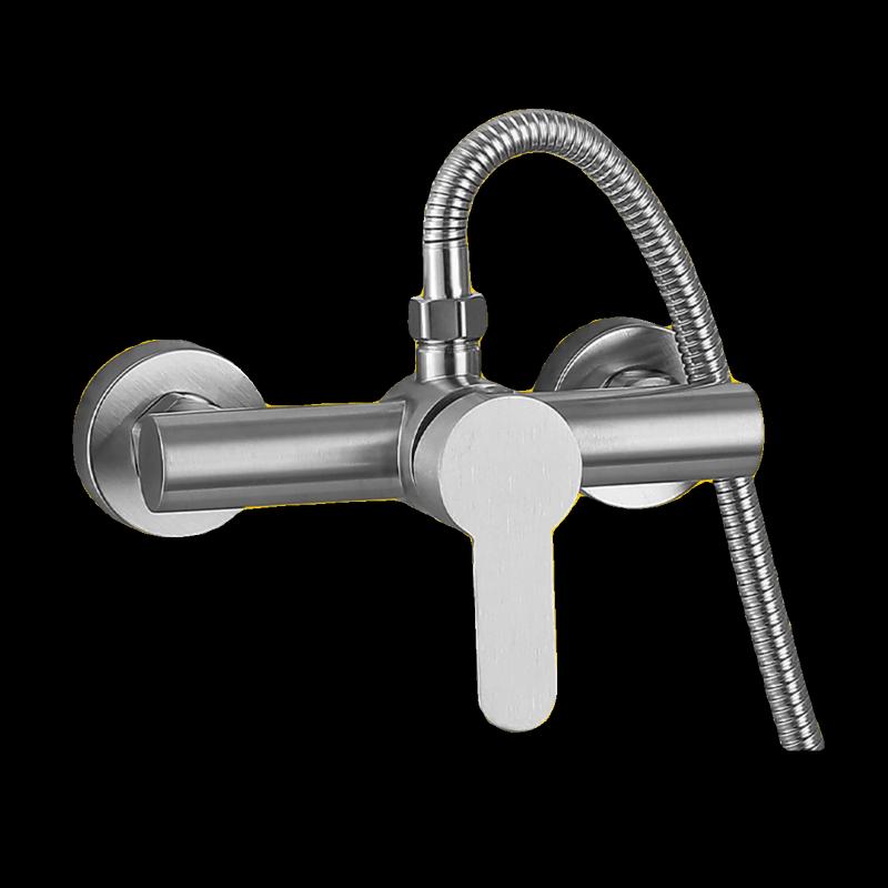 OEING Wall-Mounted Hot & Cold Bathroom Faucet with Shower Set