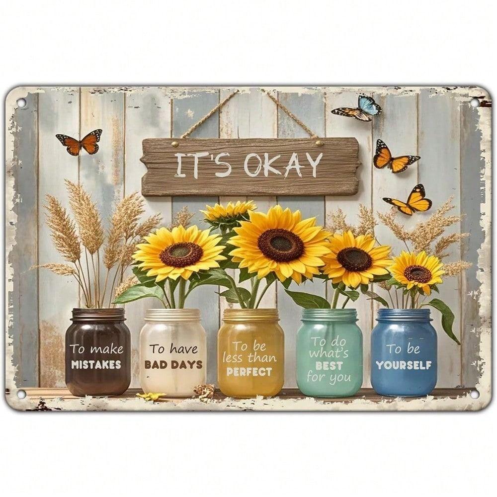 Tin Sign Art Metal Wall Decor 20x30cm Retro Vintage Painting