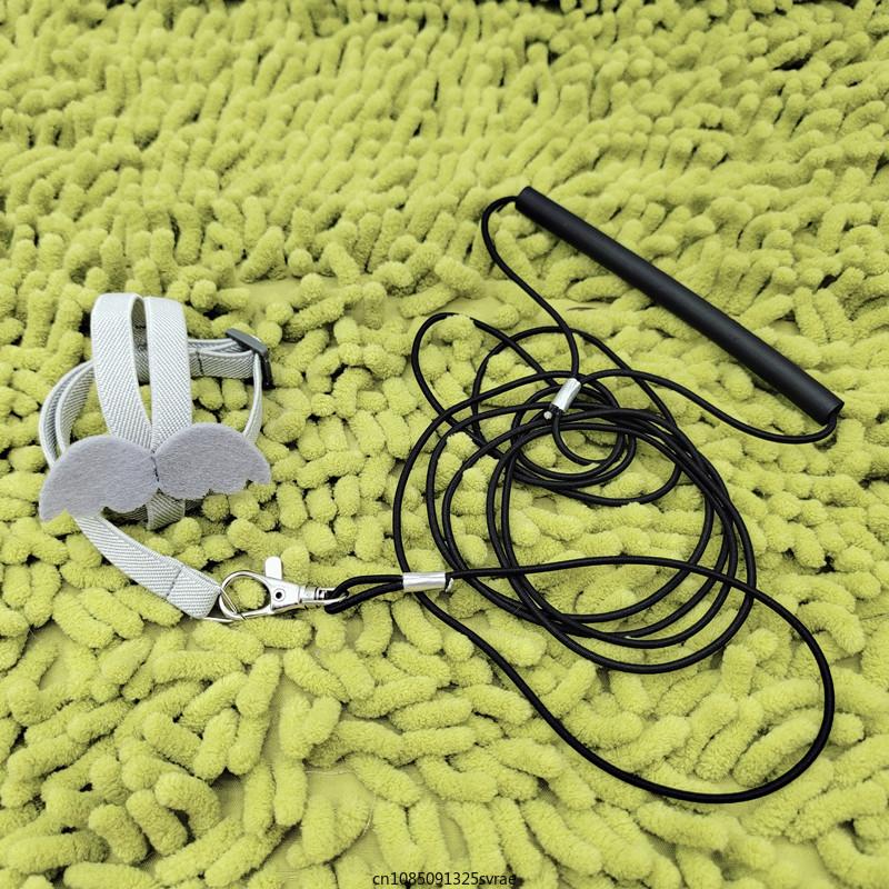 Langes Kabel Vogelgeschirr Leine Leichtes Sittich-Papagei-Westenseil für Vögel Verstellbares Anti-Biss-Trainingsseil Vogelbedarf