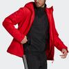 Adidas Casual Sports Windproof Cotton-Padded Hooded Jacket Men Jackets Light-Crimson GN3236
