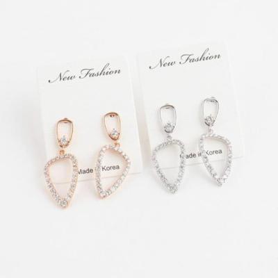 Boucles d'oreilles en argent pour femme Boucles d'oreilles pendantes en or rose (13629346)