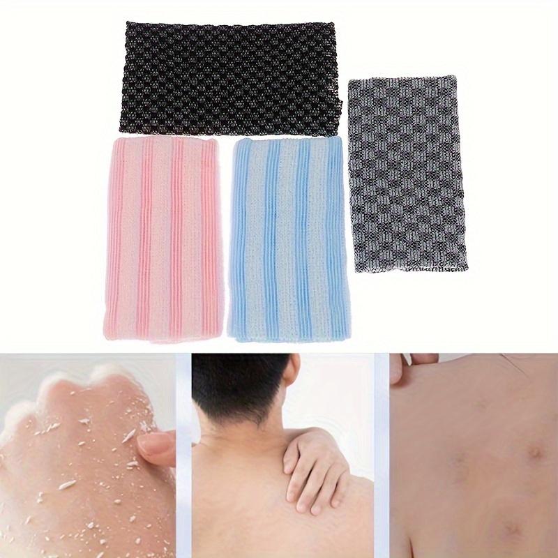 Japanisches Peeling-Badetuch, Duschbürste, unisex Rückenschrubber, Badezimmerzubehör.