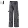 CHOCOOLATEit Men's American Style Loose Straight Cargo Pants