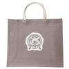 WACHIFIELD T2O Tote Bag, Large Capacity, Large Cat Design, Women's Walking Tote, Jute, WTJJ-03B, Gray