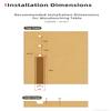 Stable Benches Tail Vise Ensuring Even Pressure for Safe Woodworking Tasks on Standard Workbenches for Stable Working