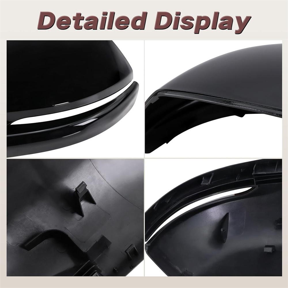 Glossy Black Right Side Mirror Cap 76201-T1W-A01 For Honda CR-V HR-V 2015-2020