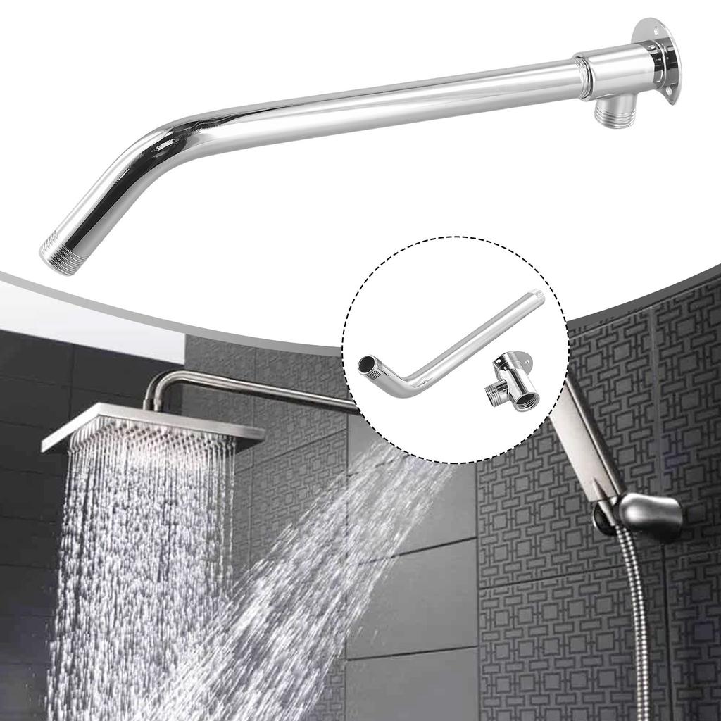 Stainless Steel Shower Bottom Hose Wall Mounted Shower Head Extension Stainless Steel Shower Arms Bottom Hose New