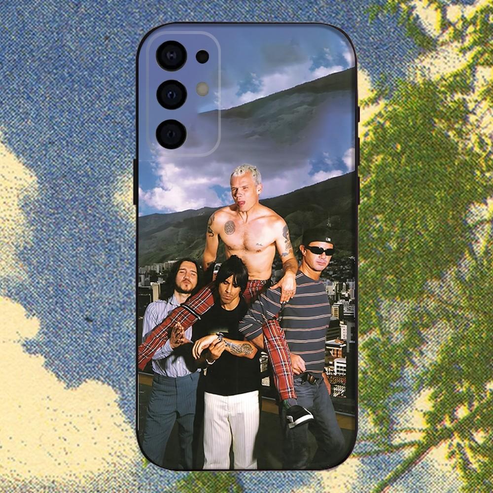 R-Red Hot C-Chili Peppers Band Phone Case For Samsung S25,S24,S21,S22,S23,S30,Ultra,S20,Plus,Fe,Lite,Note,10,9,5G Black Cover