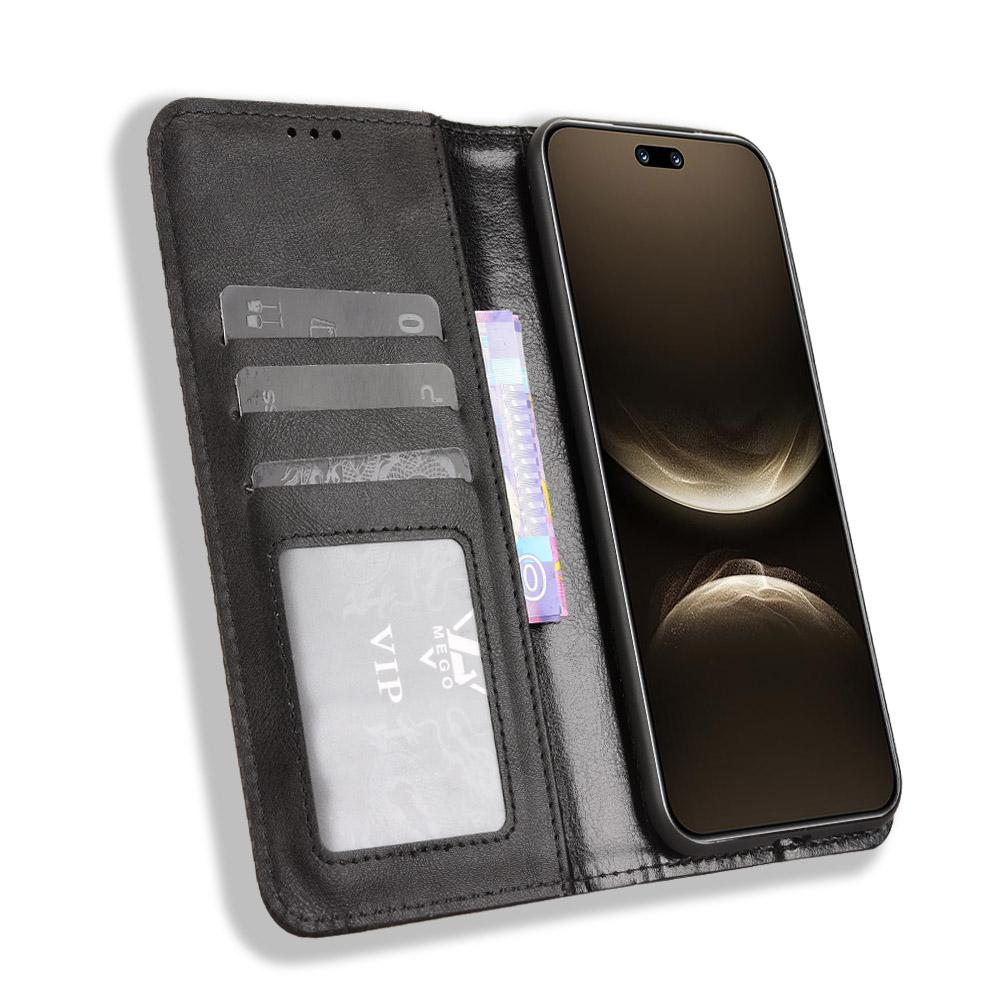 For Huawei nova 14 5G Leather Case Wallet Stand Retro Texture Phone Cover