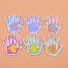 6Pcs Palm Sticky Notes Set 30 Sheets/Pad Kids Self-Adhesive Note Kids School Office Pink Green Yellow Blue Sticky Notes