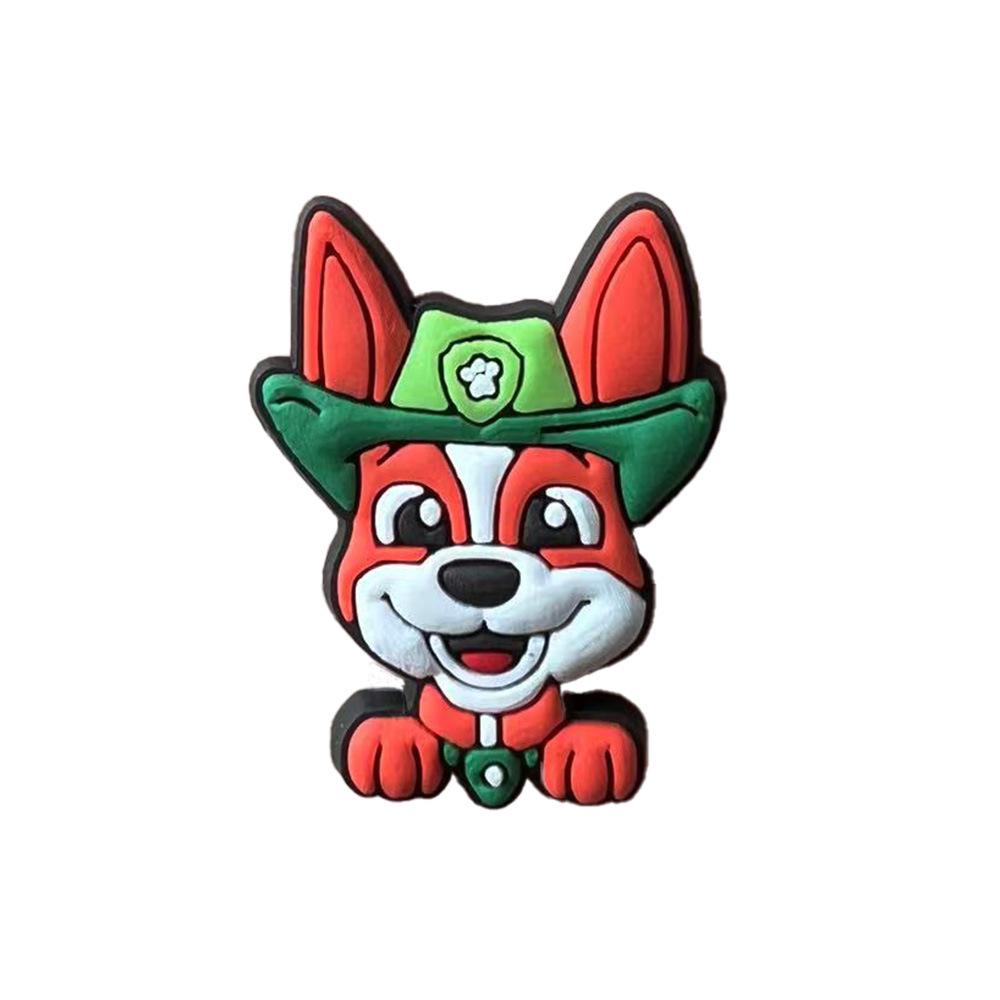 PAW Patrol Flower Clog Shoe Charms: Soft Rubber DIY Accessories