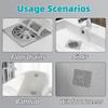 Disposable Hair Catchers Anti Blocking Mesh Floor Drain Sticker for Kitchen Bathroom Shower Sink Filter Strainer Hair Stoppers