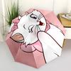 Aristocats, Marie Themed Automatic Opening and Closing Umbrella, Brightly Colored 8-rib Portable Umbrella, Suitable for Men and Women, A Perfect Gift