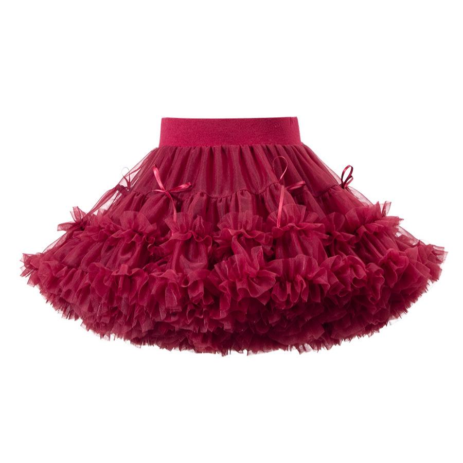 Princess Tutu Skirt for Girls - Fluffy Mesh Christmas Dress