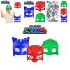 Máscaras que brilham no escuro dos Pj Masks para festa de Halloween