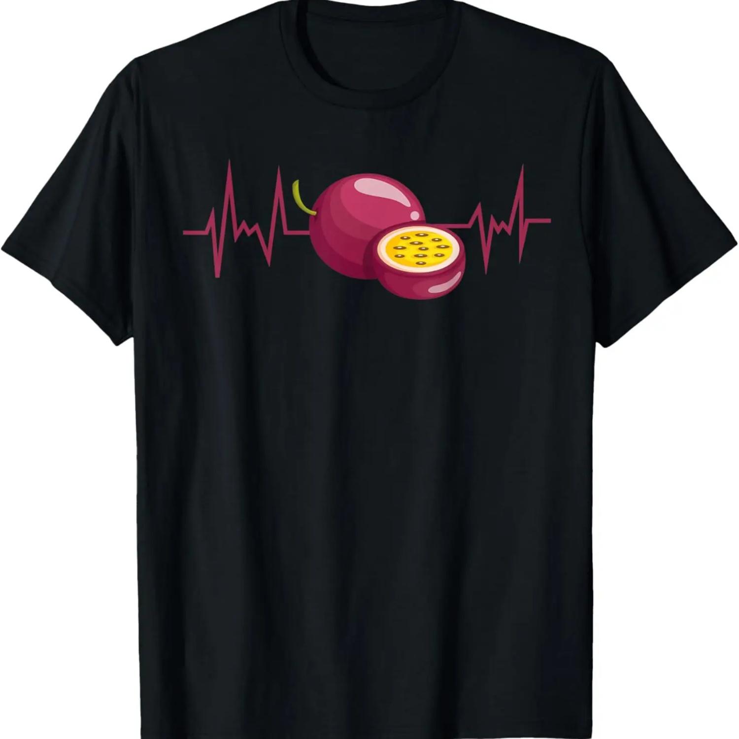 

Passion Fruit Heartbeat Fruit T-Shirt XXXXXL чорний