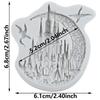 Castle Silicone Mold Moon Castle Fondant Molds Cake Decorating Tools Theme Cake Dessert Decorated Chocolate Candy Mold