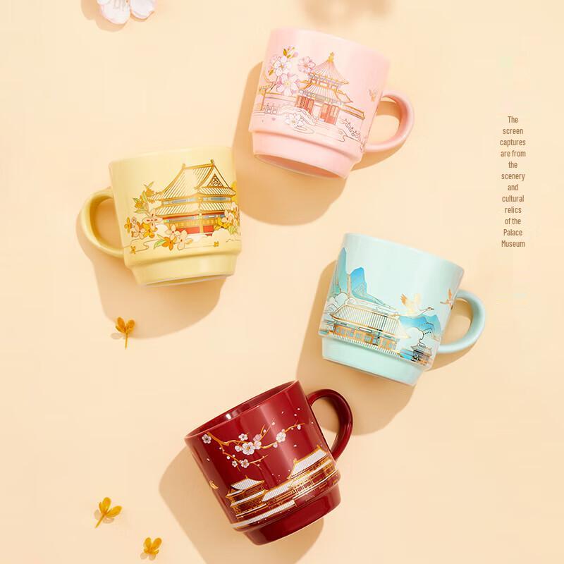 Palace Gift Forbidden City Four Seasons Ceramic Mug