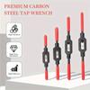 1Pcs Adjustable Tap Wrench Screw Tap Holder Reamer Hand Tap Tool with Plastic Dipped Handle Non Slip Tap Tool for Tap Reamer Tap Hand Tool