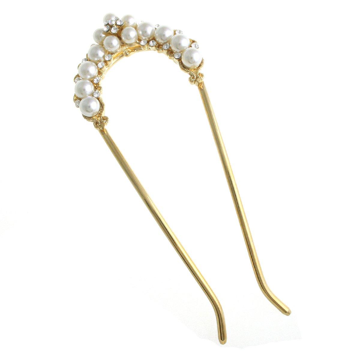 

VINGTAINE Pearl Flower Comb Hair Accessory [Vintaine] H-897