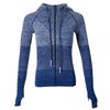 Women's Quick-Dry Slim Fit Hooded Jacket for Yoga and Sports, Long Sleeve Zip Cardigan for Autumn and Winter Fitness.