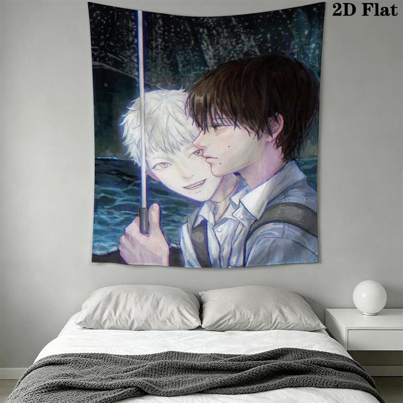 The Summer Hikaru Died Wall Tapestry Aesthetic Wall Hanging Printed Fabric Blanket Decorative Tapestries for Bedroom Living Room Home Decor