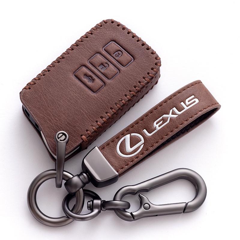 Husă cheie Lexus pentru GS IS ES200 NX RX300 CT200h - Geantă din piele cerată cu ulei