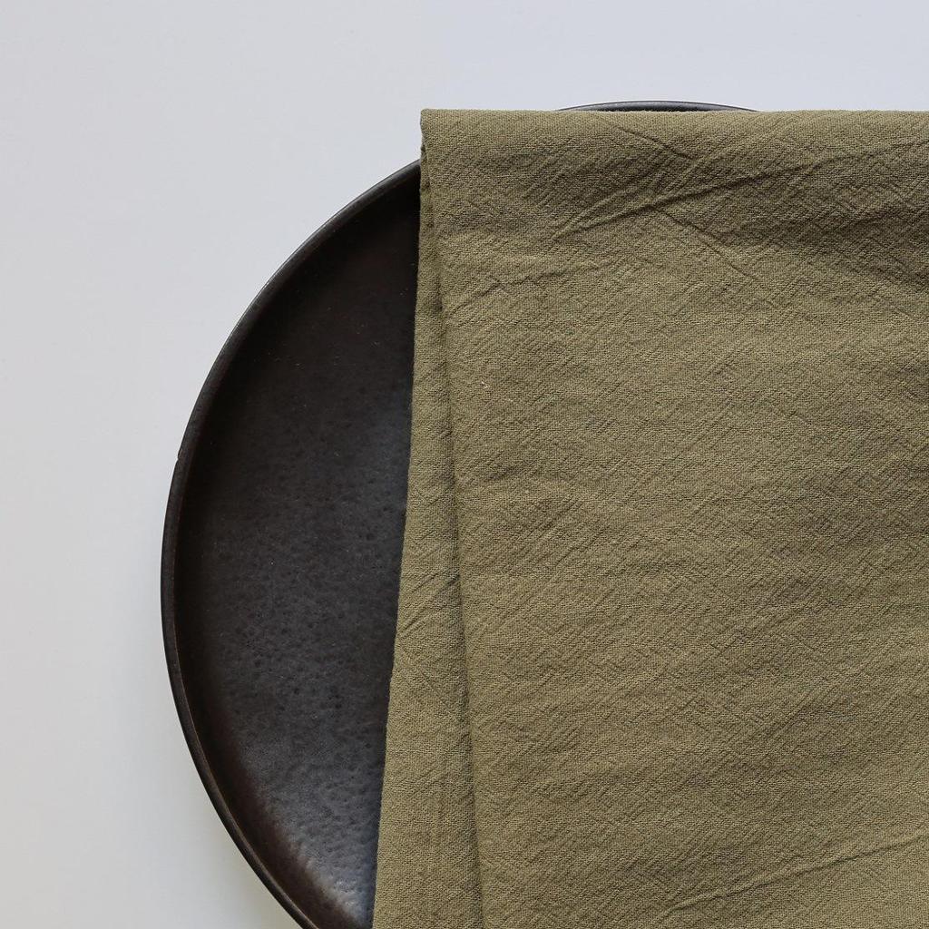 100% Cotton Linen Folded Flower Napkin for Kitchen, Hotel, and Western Restaurant Décor