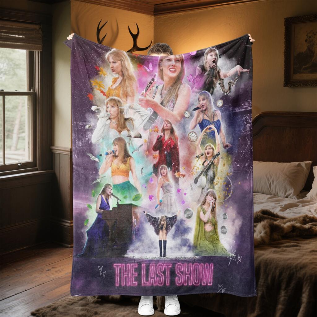 Era Celebration Concert Plush Blanket Soft Comfortable All Seasons blanket Sofa Office Naps blanket Outdoor Travel throw Perfect Gift