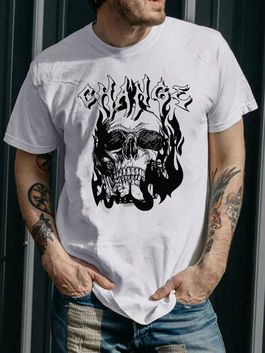 

Unisex s Round Neck Short-Sleeved T-Shirt S
