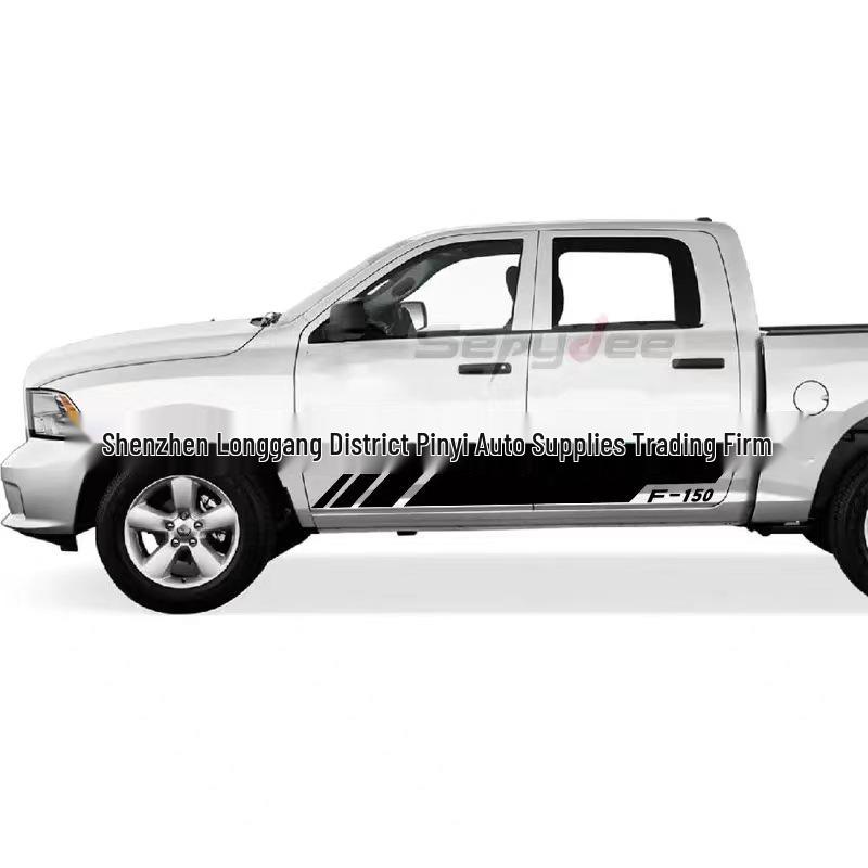 Ford Raptor F-150 Seitenschweller Personalisierte Vinyl-Aufkleber Streifen X-336