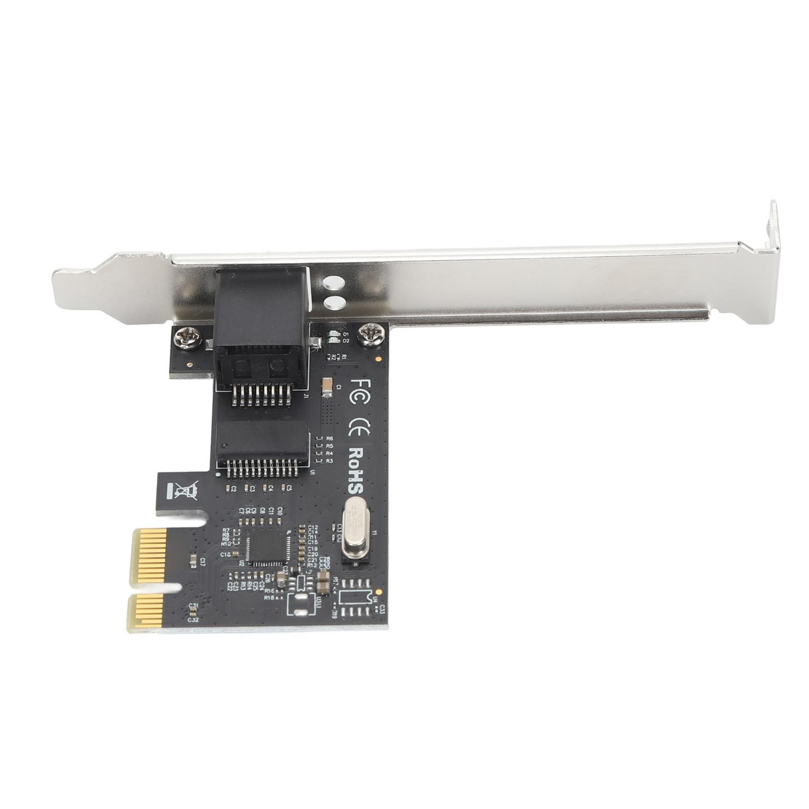 

Мережева карта ПК RTL8111e 1000M Одинарний порт RJ45 PCIe X1 Гігабітна мережева карта для настільного комп ютера
